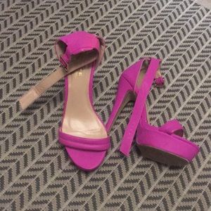 Glaze Hot Pink Heels
